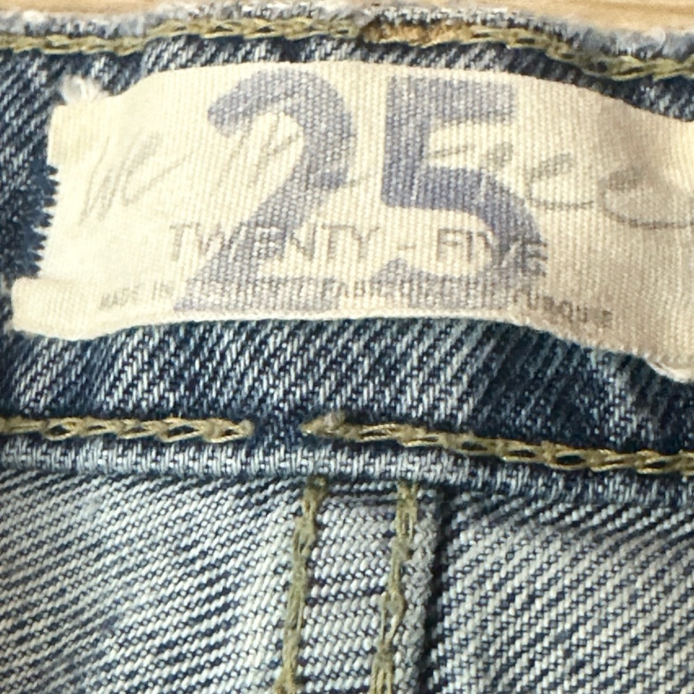 We The Free Lita Light Wash Distressed High Rise Slim Leg Jeans - Picture 11 of 15
